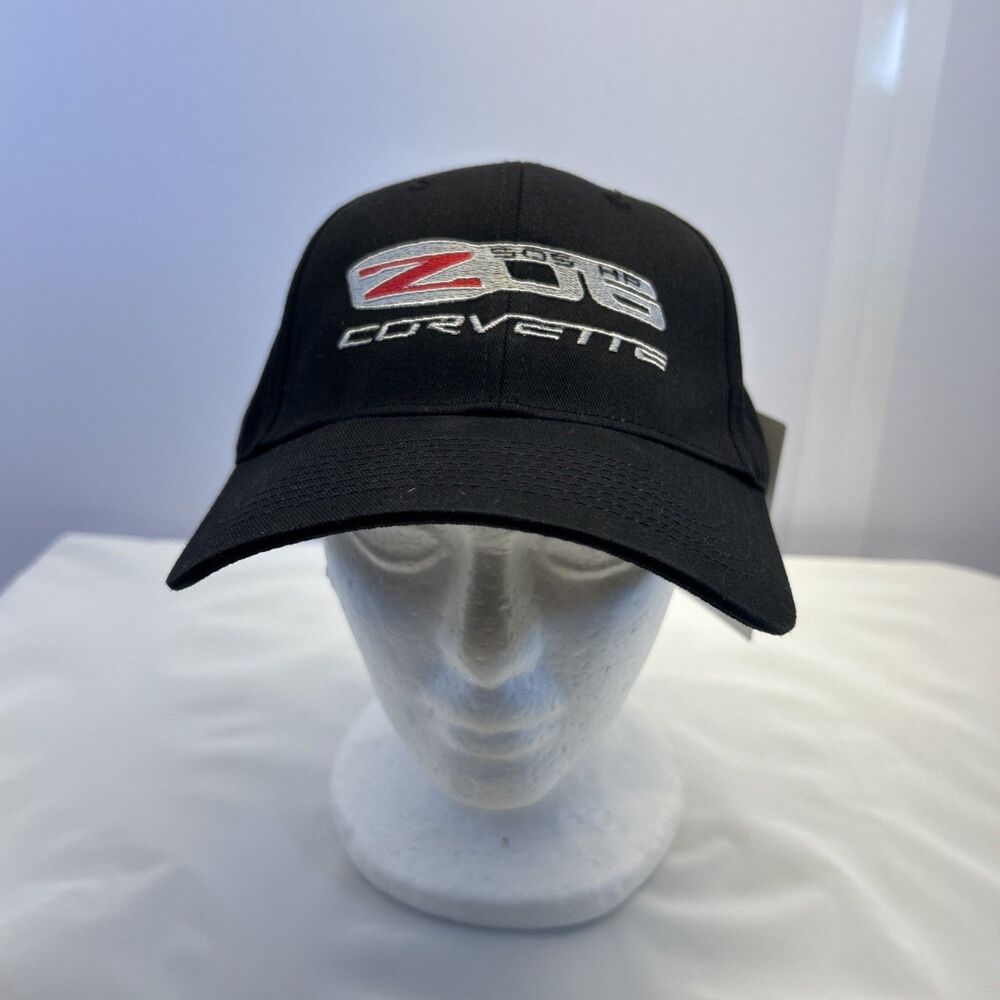 Corvette C6Z06 Ball Cap Hat KC GM Brand Adjustable Black New w/Tag